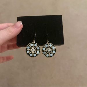Women’s around Gold Pattern Earrings